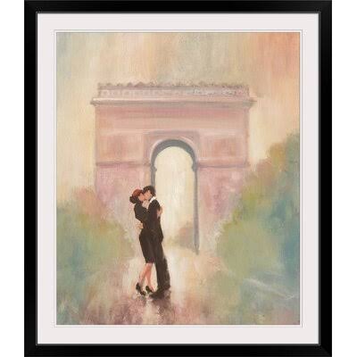 &Rendezvous I& by Julia Purinton Painting Print Great Big Canvas Format: Black Frame, Size: 32x22 H x 27x22 W x 1x22 D