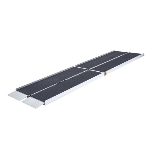 10& 700 lb. Capacity Multi-Fold Wheelchair Ramp - Silver Spring